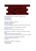 Systems Analysis and Design Exam 1 Questions with Correct Solutions&vert;&vert;100&percnt; Guaranteed Pass&vert;&vert;Updated 2026&sol;2027 Syllabus&vert;&vert;<<RECENT VERSION>>