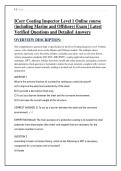 ICorr Coating Inspector Level 1 Online course &lpar;including Marine and Offshore&rpar; Exam &vert; Latest Verified Questions and Detailed Answers 