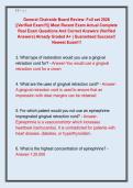 General Chairside Board Review- Full set 2026  &vert;&vert;Verified Exam&excl;&excl;&excl;&vert;&vert; Most Recent Exam Actual Complete  Real Exam Questions And Correct Answers &lpar;Verified  Answers&rpar; Already Graded A&plus; &vert; Guaranteed Success&excl;&excl;  Newest Exam&excl;&excl;&excl;