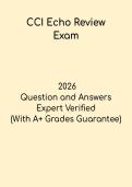 CCI Echo Review Questions & Answers PDF &vert; Echocardiography Certification Exam Prep