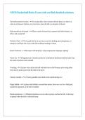 NFHS Basketball Rules Exam with verified detailed solutions