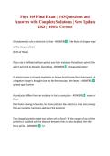 Phys 108 Final Exam &vert; 143 Questions and Answers with Complete Solutions &vert; New Update 2026 &vert; 100&percnt; Correct