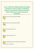 Exam 1&colon; CHEM 120&sol; CHEM120 &lpar;2026&sol; 2027 Update&rpar; Introduction to General&comma; Organic&comma; and Biological Chemistry with Lab Review&vert; Questions & Answer &vert; Grade A&vert; 100&percnt; Correct &lpar;Accurate Solutions&rpar;-Chamberlain&period;