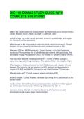 BIO 110 EXAM 2 STUDY GUIDE WITH COMPLETE SOLUTIONS