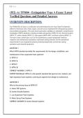&lpar;FEL-A&rpar; TFM04 - Extinguisher Type A Exam &vert; Latest  Verified Questions and Detailed Answers 