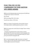 EXAM 2 FINAL NSG 432 2026 COMPREHENSIVE TEST PAPER QUESTIONS WITH VERIFIED ANSWERS