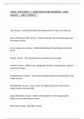 IMAG 1190 EXAM 2 &vert; QUESTIONS AND ANSWERS &vert; 2026 UPDATE &vert; 100&percnt; CORRECT&period;