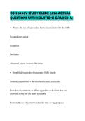 CON 3990V STUDY GUIDE 2026 ACTUAL QUESTIONS WITH SOLUTIONS GRADED A&plus;