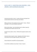 NU551 UNIT 3 &vert; QUESTIONS AND ANSWERS &vert; 2026 UPDATE &vert; WITH COMPLETE SOLUTION&period;