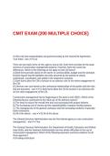 CMIT EXAM &lpar;200 MULTIPLE CHOICE&rpar;