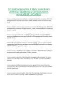 ATI med&sol;surg practice B Study Guide Exam 2026&sol;2027 Questions & Correct Answers &lpar;A&plus;&rpar; LATEST UPDATED&excl;&excl;
