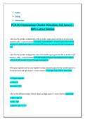 PCB 3233 Immunology Chapter 4 Questions And Answers - 100&percnt; Correct Solution