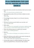 CPL250 COMPREHENSIVE STUDY GUIDE 2026 FULL QUESTIONS AND SOLUTIONS GRADED A&plus;