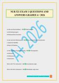 NUR 521 EXAM 1 QUESTIONS AND ANSWERS GRADED A&plus; 2026