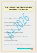 NUR 325 EXAM 1 ASU QUESTIONS AND ANSWERS GRADED A&plus; 2026