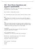 CIC - Kern Rivers Questions and Answers Updated2026