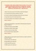 CALIFORNIA SMOG CHECK INSPECTOR EXAM 2026 ACTUAL TEST APPROVED QUESTIONS WITH WELL ELABORATED ANSWERS &lpar;100&percnt; CORRECT VERIFIED SOLUTIONS&rpar; CURRENTLY UPDATED VERSION &vert;GUARANTEED PASS A&plus; &lpar;BRAND NEW&excl;&excl;&rpar; 