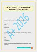 NUTR 650 EXAM 1 QUESTIONS AND ANSWERS GRADED A&plus; 2026