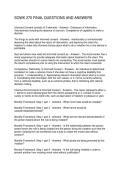 SOWK 270 FINAL QUESTIONS AND ANSWERS