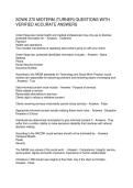 SOWK 270 MIDTERM &lpar;TURNER&rpar; QUESTIONS WITH VERIFIED ACCURATE ANSWERS