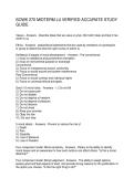 SOWK 270 MIDTERM LU VERIFIED ACCURATE STUDY GUIDE
