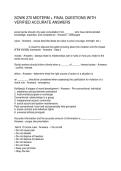 SOWK 270 MIDTERM &plus; FINAL QUESTIONS WITH VERIFIED ACCURATE ANSWERS