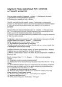 SOWK 270 FINAL QUESTIONS WITH VERIFIED ACCURATE ANSWERS