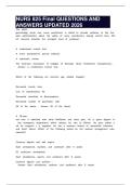 NURS 825 Final QUESTIONS AND ANSWERS UPDATED 2026
