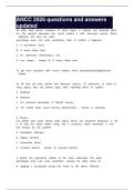 ANCC 2026 questions and answers updated