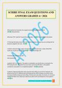 SCRIBE FINAL EXAM QUESTIONS AND ANSWERS GRADED A&plus; 2026