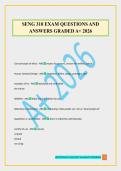 SENG 310 EXAM QUESTIONS AND ANSWERS GRADED A&plus; 2026