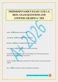 THERMODYNAMICS EXAM 1 &lpar;CH&period;1-3&rpar; DEFS&period; EXAM QUESTIONS AND ANSWERS GRADED A&plus; 2026