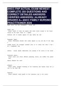 ANCC FNP ACTUAL EXAM NEWEST COMPLETE 350 QUESTIONS AND CORRECT DETAILED ANSWERS &lpar;VERIFIED ANSWERS&rpar; &vert;ALREADY GRADED A&plus; ANCC FAMILY NURSING PRACTITIONER 2026