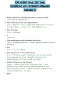 CVS NJ BOP FINAL TEST 2026 QUESTIONS WITH CORRECT ANSWERS GRADED A&plus;