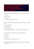 Nmls &lpar;2026&sol;2027&rpar; Update&vert;Exam Questions With Multiple Choices &vert;Verified & Revised Answers &lpar;New&rpar;&excl;&excl;&excl;