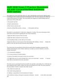 NUR 2038 Exam 2 Practice Questions All with Correct&sol;Verified Solutions 2026 Update&period;