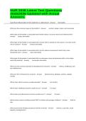 NUR 2038 Latest Test Questions 2025&sol;2026 Updated with Actual Answers&period;