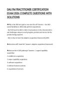DAU PM PRACTITIONER CERTIFICATION EXAM 2026 COMPLETE QUESTIONS WITH SOLUTIONS