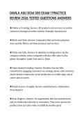 DAVILA ASU SCM 300 EXAM 1 PRACTICE REVIEW 2026 TESTED QUESTIONS ANSWERS