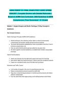 AORN PERIOP 101 FINAL EXAM STUDY GUIDE SPRING 2026&sol;2027 &vert; Complete Solution with Detailed Rationales &vert; Based on AORN Core Curriculum&comma; 2024 Guidelines & QSEN Competencies &vert; Pass Guaranteed - A&plus; Graded