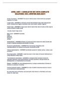 APHG&comma; UNIT 1 CUMULATIVE SET WITH COMPLETE SOLUTIONS 100&percnt; VERIFIED 2026-2027&excl;&excl;