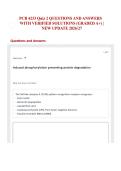 PCB 4233 Quiz 2 QUESTIONS AND ANSWERS WITH VERIFIED SOLUTIONS &lpar;GRADED A&plus;&rpar; &vert; NEW UPDATE 2026&sol;27 