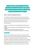 MINNESOTA DENTAL JURISPRUDENCE PRACTICE QUESTIONS AND ANSWERS 2026&sol;2027 &vert; Complete Quiz Bank with Detailed Regulatory Rationales &vert; MN Dental Law Exam Prep &vert; Pass Guaranteed - A&plus; Graded