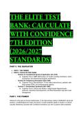 TEST BANK&colon; Calculate with Confidence 7th Edition by Deborah Gray Morris &vert; Complete Dosage & Clinical Calculations &lpar;2026&sol;2027 Standards&rpar;