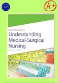 Test Bank - Davis Advantage for Understanding Medical-Surgical Nursing 7th Edition &sol; Chapter 1-57 &vert; Complete Guide Newest Version 2023 &sol; Questions and answers 