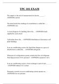 TPC 101 EXAM QUESTIONS AND ANSWERS 2026