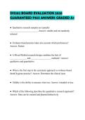 DH202 BOARD EVALUATION 2026 GUARANTEED PASS ANSWERS GRADED A&plus;