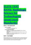 2026&sol;2027 Elite Test Bank for Radiologic Science for Technologists by Stewart Bushong &lpar;Physics&comma; Biology&comma; and Protection&rpar; &ndash; ARRT Updated