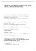 NUR 229 EXAM 2 &vert; QUESTIONS AND ANSWERS &vert; 2026 UPDATE &vert; WITH COMPLETE SOLUTION&period;