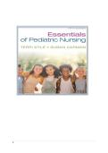 TEST BANK FOR Essentials of Pediatric Nursing 5th Edition By Terri Kyle and Susan Carman ISBN&colon;9781975236144 COMPLETE GUIDE All CHAPTERS COVERED 100&percnt; VERIFIED A&plus; GRADE ASSURED&excl;&excl;&excl;&excl;&excl; NEW LATEST UPDATE&excl;&excl;&excl;&excl;&excl;